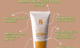 Sunscreen Memutihkan Kulit Secara Instant Alami