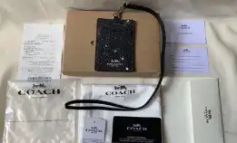 Coach Id Lanyard Collection Card Holder (F 30251)