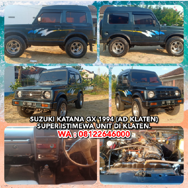 Suzuki Katana Gx 1994 (Ad Klaten) Super Istimewa Unit Di Klaten. Wa: 08122646000*