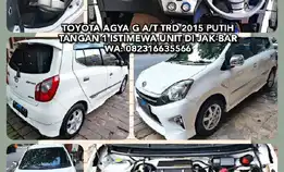 Toyota Agya G A/T Trd 2015 Putih Tangan 1 Istimewa Unit Di Jakarta Barat. Wa: 082316635566