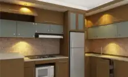 Pembuatan Desain Kitchen Set Minimalis 