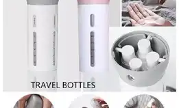 Travel Bottle Set 4 In 1 Toiletries Kit Botol Sabun Shampoo Lotion Hand Sanitizer New / Mini Smart