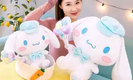 Boneka Cinnamoroll Balloon Bahan Plush Import