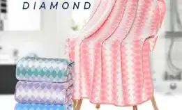 Handuk Mandi Diamond / Handuk Untuk Dewasa Motif Diamond / Handuk Mandi Dewasa / Handuk Microfiber