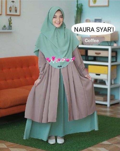 Naura Syar'I Set Khimar (Sq)