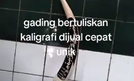 Gading Bertuliskan Kaligrafi Arab