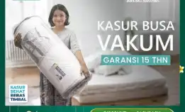 Quantum Kasur Busa Vakum Bonus Sprei & Bantal [Free Ongkir Jawa Bali]