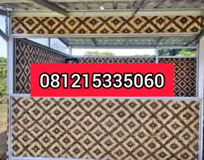 Jual Plafon Anyaman Bambu Semarang 081215335060