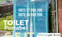 Toilet Portabel, Toilet Proyek/Event Murah, Siap Kirim.