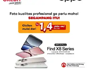 Promo Akhir Tahun!!, Segampang Itu Nyicil Oppo X8 Pro, Dapatkan Bunga 0% Dan Free Cicilan 2x