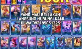 Jual Akun Mobile Legends Harga Murah Amanah Dan Terpercayah