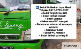 Sedot Wc Limbah Sidoarjo Telp/Wa:0812-2372-3372 Berkah Jaya Abadi