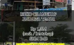 Jual Ruko Pinggir jalan raya Cilangkap Jakarta Timur