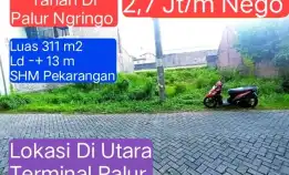 Tanah Strategis Dan Siap Bangun Di Utara Terminal Palur 