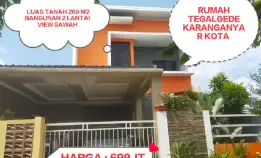 Rumah 260m2 Dua Lantai Di Tegalgede Karanganyar Kota 