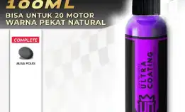 King Polishes Pengkilap Eksterior Semi Coating Dan Penghitam Permanen Efek Daun Talas