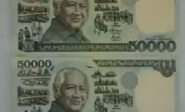 Koleksi Antik Dan Kuno Uang Kertas / Banknotes / Paper Money Soeharto 2 Seri Berurut 1995 014