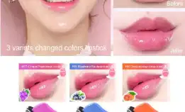 Lazy Lips Bentuk Bibir Moisturizing Lip Glow Lipstik Change Color Pink Tahan Lama