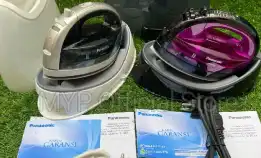 Setrika Uap Panasonic Tanpa Kabel Ni-Wl41 Vsr Dan New Produk Ni-Wl31 900 Watt Cordless Steam Iron