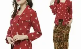 Best Seller❗❗Original Kebaya Kutubaru Jumputan Tanpa Pleret/Pakaian Tradisional