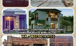 Pemborong / Kontraktor Bangunan Harga Murah & Berkualitas. Wa : 0857.0014.9715