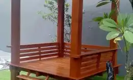 Gazebo Kayu Kelapa