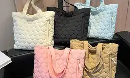 Puffy Bag Tote Bag Karen Shoulder Bag Resleting Big Size Suport Laptop Up To 14inc Hobo Bag Hang Out