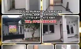 Dijual Rumah Di Jl. Emas Vii Dempel Baru Semarang.Lt110 Lb110 Kt2 Km1.Wa: 0812-2898-830* 