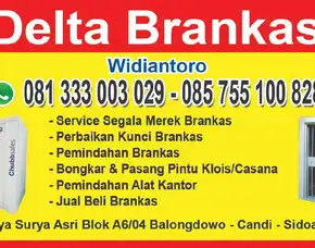 Jasa Service Brankas Sidoarjo 0813-3300-3029 Delta Brankas