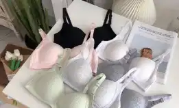 Pakaian Dalam Wanita Bra Polos Yoga Bra Push Up Tanpa Kawat Sport Bra