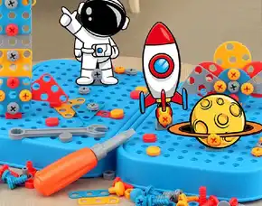 Pengeboran 3d Mainan Puzzle Mosaik Kreatif Untuk Anak-Anak Mainan Bata Bangunan Anak-Anak Diy Set Bo