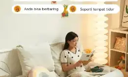 Sofa Bed Sofa Lipat Kursi Lipat Tatami Lazy Sofa Bed Portable Kursi Santai