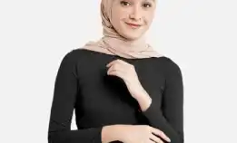 Manset Kaos Wanita /  Manset Baju Muslim / Inner Wanita Muslim / Manset Turtleneck / Atasan Baju / M