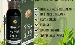 Minyak Kemiri Bakar ( Original Asli Organic ) - Penumbuh Dan Penghitam Rambut Jenggot Kumis Jabang A