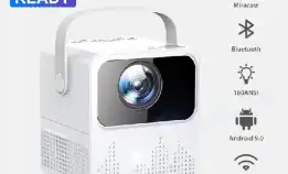 Android Proyektor T2mini Ram 2gb Built-In Speaker Smart Projector Android 9.0 5g Wifi 4k Home Projec