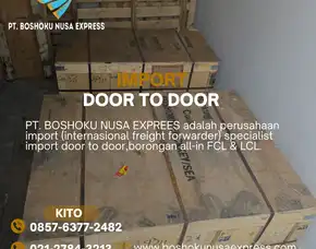 Jasa Import Door To Door Taiwan To Indonesia