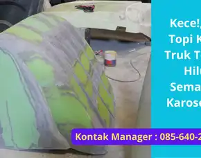 Mantap Jiwa! 0856-4028-7456 Jual Topi Kabin Truk Toyota Hilux Semarang Karoseri K3