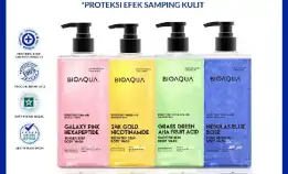 Bioaqua Whitening Body Wash Sabun Mandi Cair 400ml Sabun Mandi Wangi Tahan Lama Wangi Tahan 24 Jam P