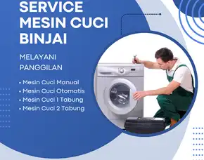 Service Mesin Cuci Perumahan Binjai Golden Mansion 082366623838