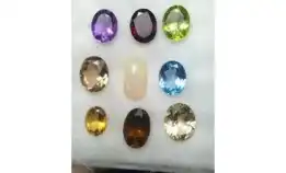 Natural Batu Permata 9pcs Kristal Bening Asli Batu Kwalitas Top 