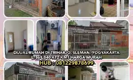 Dijual Rumah Di Triharjo, Sleman, Yogyakarta.Lt86 Lb40 Kt2 Km1 Harga Murah. H: 081229878699* 