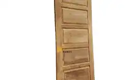 Pintu Jati Model New Semarangan Simple Dan Estetik, Ukuran 200x80cm Full Kayu Jati 