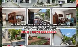 Dijual Rumah Strategis Siap Huni Di Catur Tunggal Depok Sleman Yogyakarta.Lt599 Lb258 Kt5 Km3 Shm