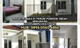 DIJUAL RUMAH DI PERUM PONDOK INDAH SEMARANG.LT128 LB80 SHM KT2 KM1.H: 0896-0560-6860* 