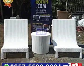 1 Set Jual Kursi Santai Kolam Renang Model Buntung