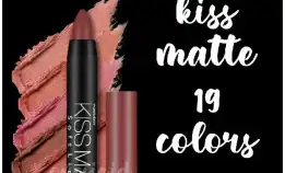 Pensil Lipstik Matte Clay Lipstick Pencil Tahan Lama/Waterproof Long Lasting Matte Rotate 19 Colour