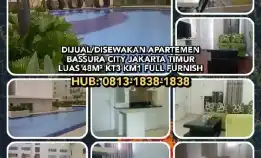 Dijual/Disewakan Apartemen Bassura City Jakarta Timur. Luas 48m² Kt3 Km1 Full Furnish