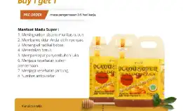 Mirani - Madu Super Kalimantan Mix Propolis Bee Pollen & Royal Jelly 1000gr