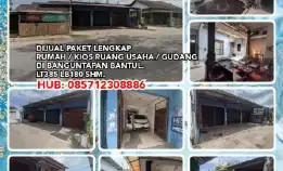 Dijual Rumah, Kios Ruang Usaha, Gudang Di Banguntapan Bantul.Lt385 Lb180 Shm. H: 085712308886>> 