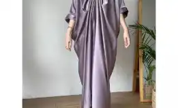 Kaftan Satin / Kaftan Bahan Satin Valvet Premium / Fashion Prempuan Muslim / Baju Set Satin / Kaftan